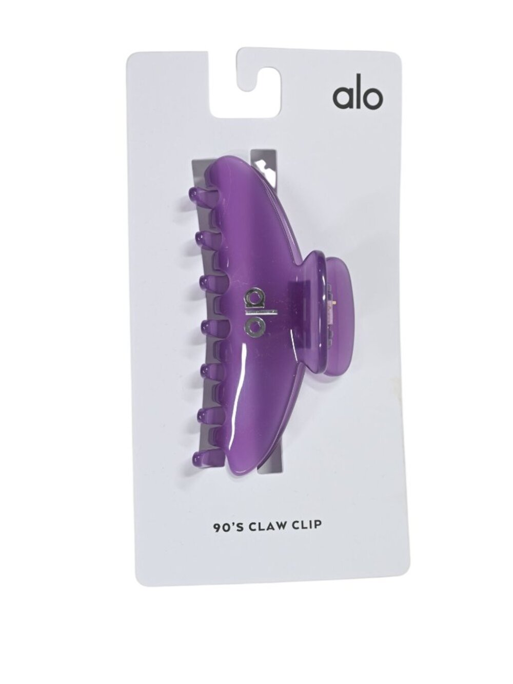ALO Yoga 90's Claw Clip A0286W in Plum Kiss Clear